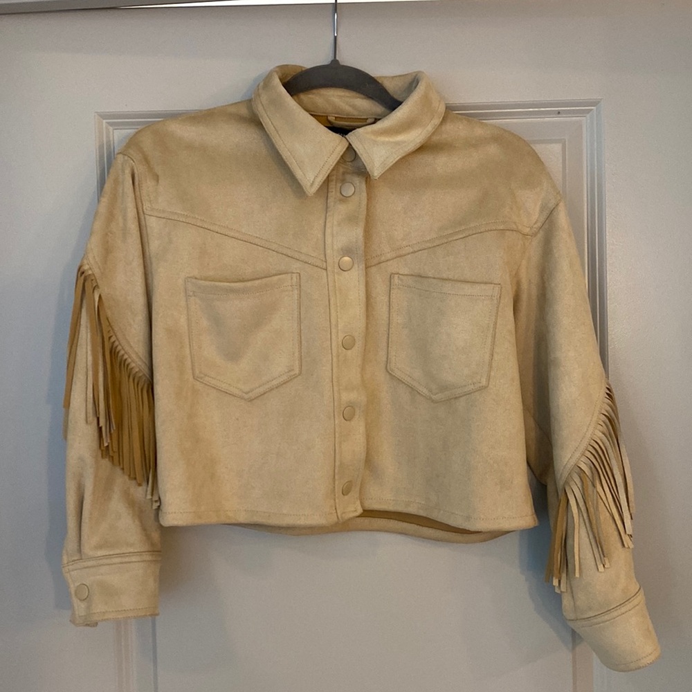 NEW Cropped fringe Jacket